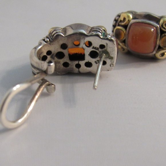 Vintage Samuel B Gold, Silver Earrings – Hardly Worn - Picture 7 of 11